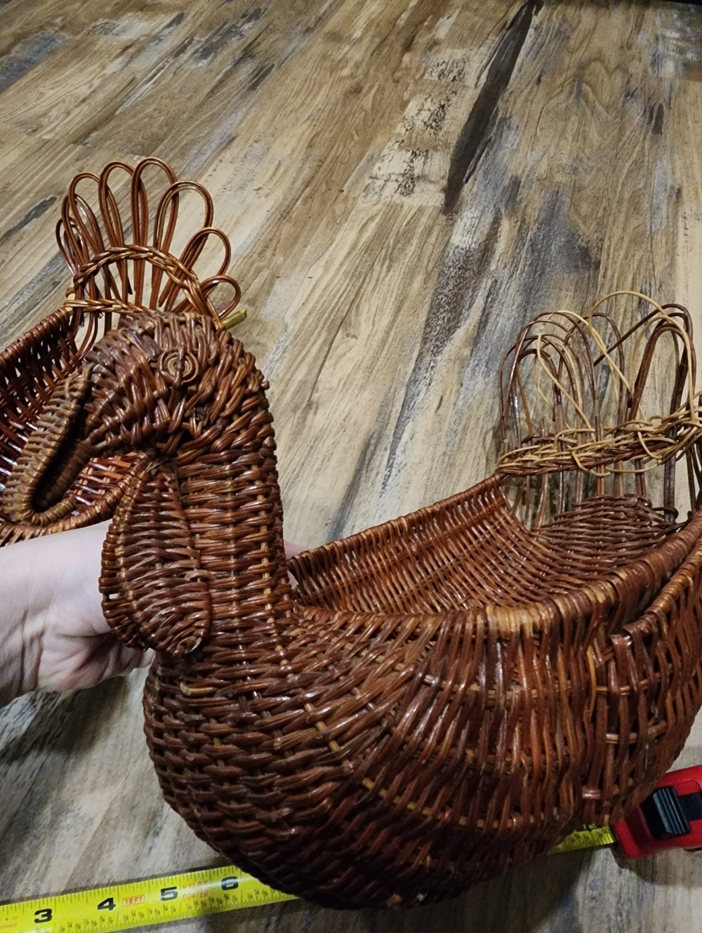 Wicker Turkey Basket Pair - Picture 4 of 7